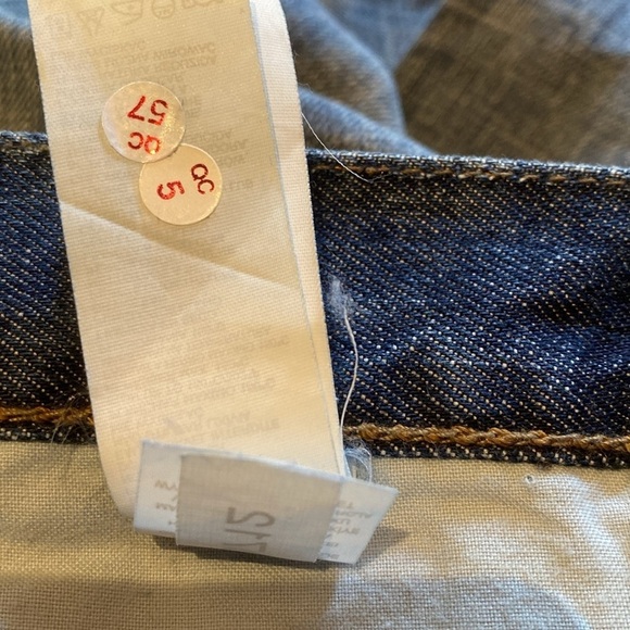 Zara 1975 Loose Fit Straight Low Rise Button Fly Mens Jeans Size W36 L34 TALL - Picture 15 of 16